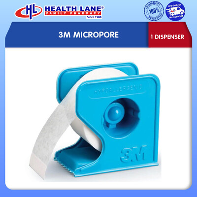 3M MICROPORE 1' (DISPENSER) 
